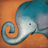 Elephant Wow by Ryan Fowler. SKU 12199a. Archival Giclee Fine art print for wall decor.