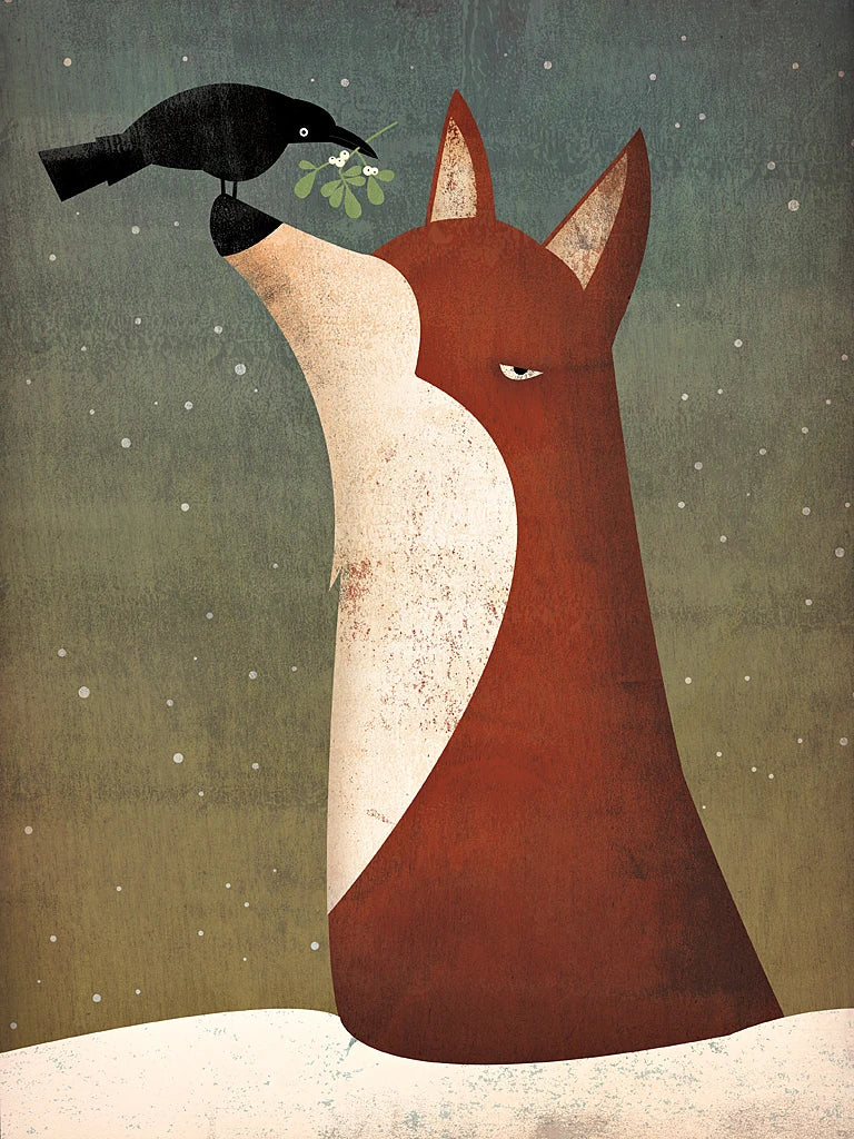 Fox and Mistletoe by Ryan Fowler