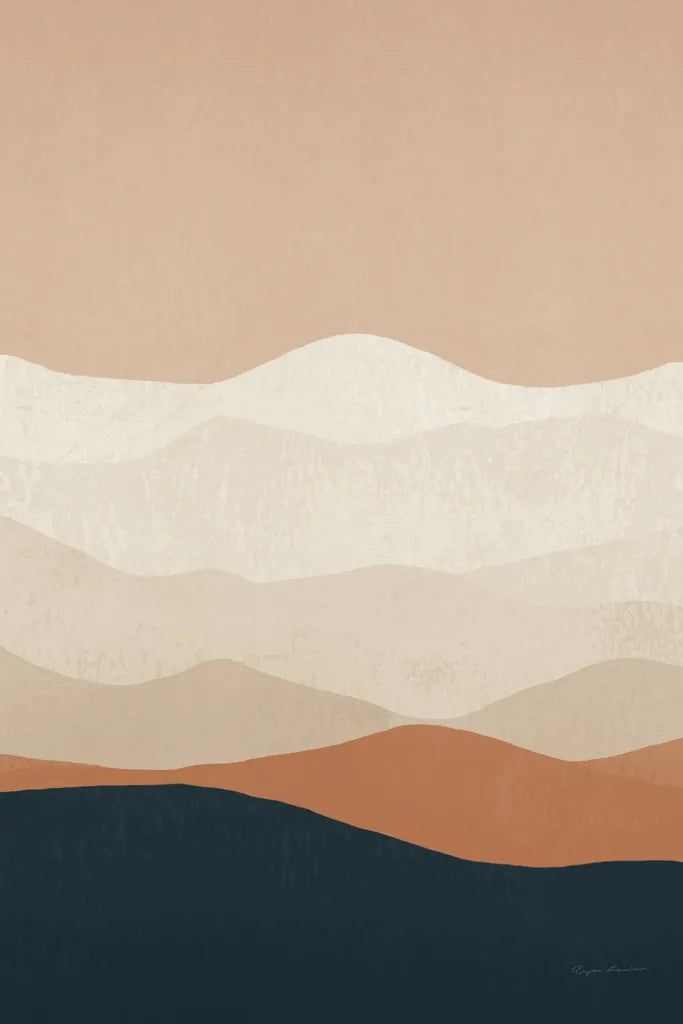 Mojave Mountains Crop by Ryan Fowler. SKU 57930h. Archival Giclee Fine art print for wall decor.