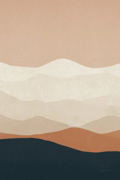 Mojave Mountains Crop by Ryan Fowler. SKU 57930h. Archival Giclee Fine art print for wall decor.