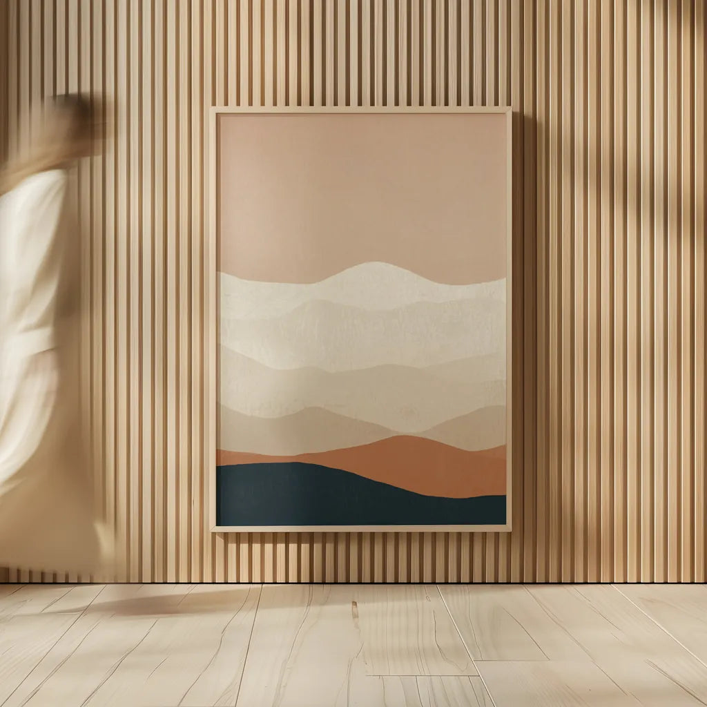 Mojave Mountains Crop by Ryan Fowler. shown as over sized large wall art. Available as an archival giclee rolled canvas, fine art paper, or poster print. SKU 57930h.