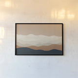Mojave Mountains Crop by Ryan Fowler. shown as a paper print in a black flame. Available as a archival giclee rolled canvas, fine art paper, or poster print. SKU 57930i.
