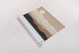Mojave Mountains and Moon Crop by Ryan Fowler. shown as a rolled paper print. Available as archival giclee rolled canvas, fine art paper, or poster print. SKU 57931i.