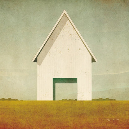 Ohio Barn Crop by Ryan Fowler. SKU 58424a. Archival Giclee Fine art print for wall decor.