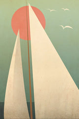 Sails III by Ryan Fowler. SKU 24555h. Archival Giclee Fine art print for wall decor.