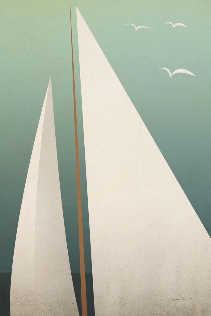 Sails IV by Ryan Fowler. SKU 24556h. Archival Giclee Fine art print for wall decor.