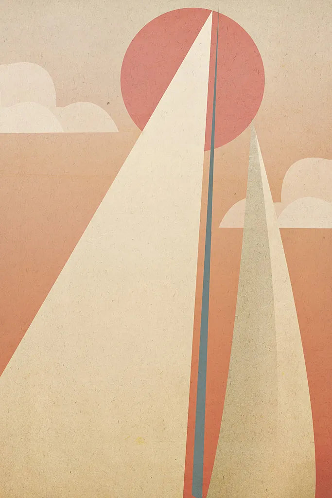 Sails VI by Ryan Fowler. SKU 25669h. Archival Giclee Fine art print for wall decor.