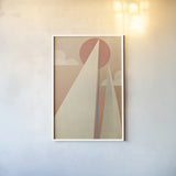 Sails VI by Ryan Fowler. shown as a paper print in a white frame. Available as a archival giclee rolled canvas, fine art paper, or poster print. SKU 25669h.