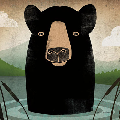 Skinny Dip Crop by Ryan Fowler. SKU 12104a. Archival Giclee Fine art print for wall decor.