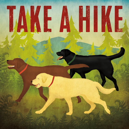 Take a Hike Lab II by Ryan Fowler. SKU 81068a. Archival Giclee Fine art print for wall decor.