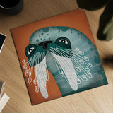 Walrus Wow by Ryan Fowler. Shown as a detailed flat fine art print, highlighting archival giclee quality. Available as an archival giclee rolled canvas, fine art paper, or poster print. SKU 12204a.
