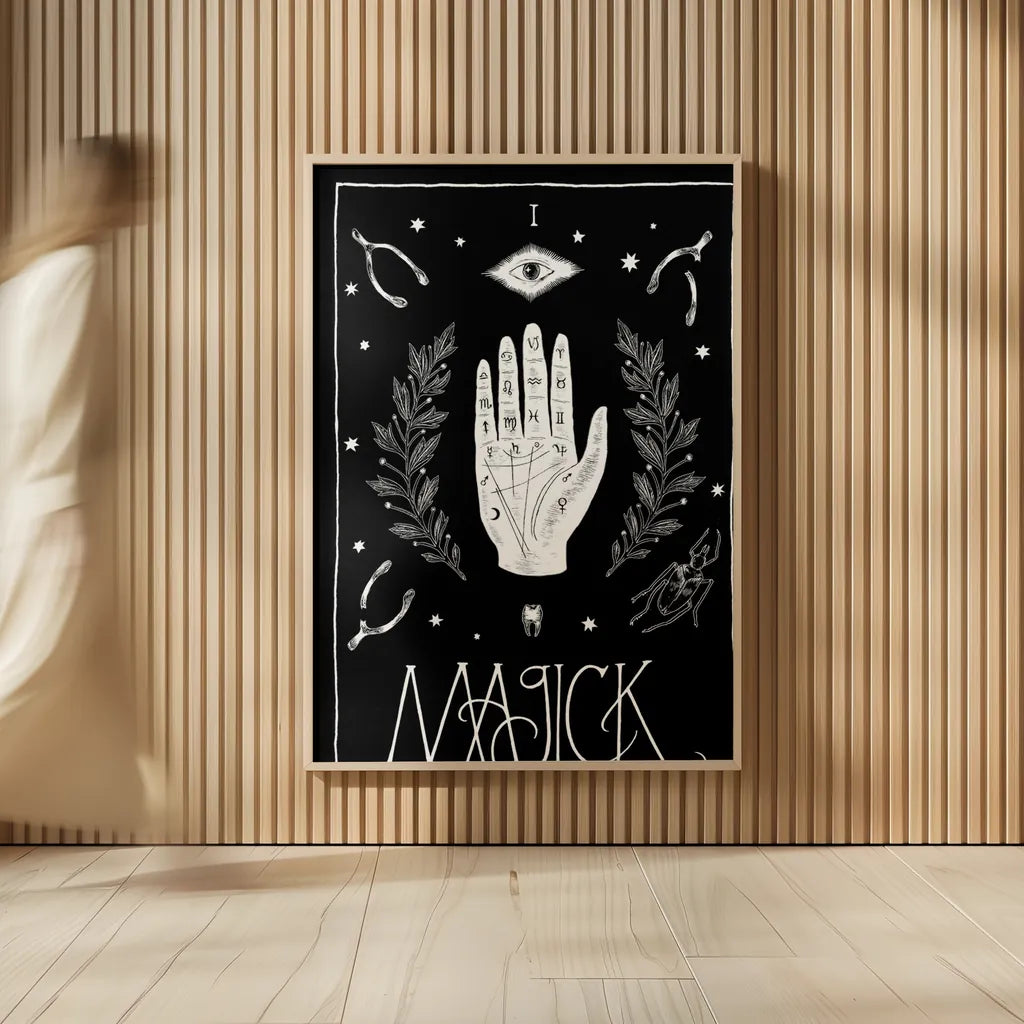 All Hallow's Eve I by Sara Zieve Miller. shown as over sized large wall art. Available as an archival giclee rolled canvas, fine art paper, or poster print. SKU 38876h.