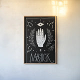 All Hallow's Eve I by Sara Zieve Miller. shown as a paper print in a natural frame. Available as a archival giclee rolled canvas, fine art paper, or poster print. SKU 38876h.