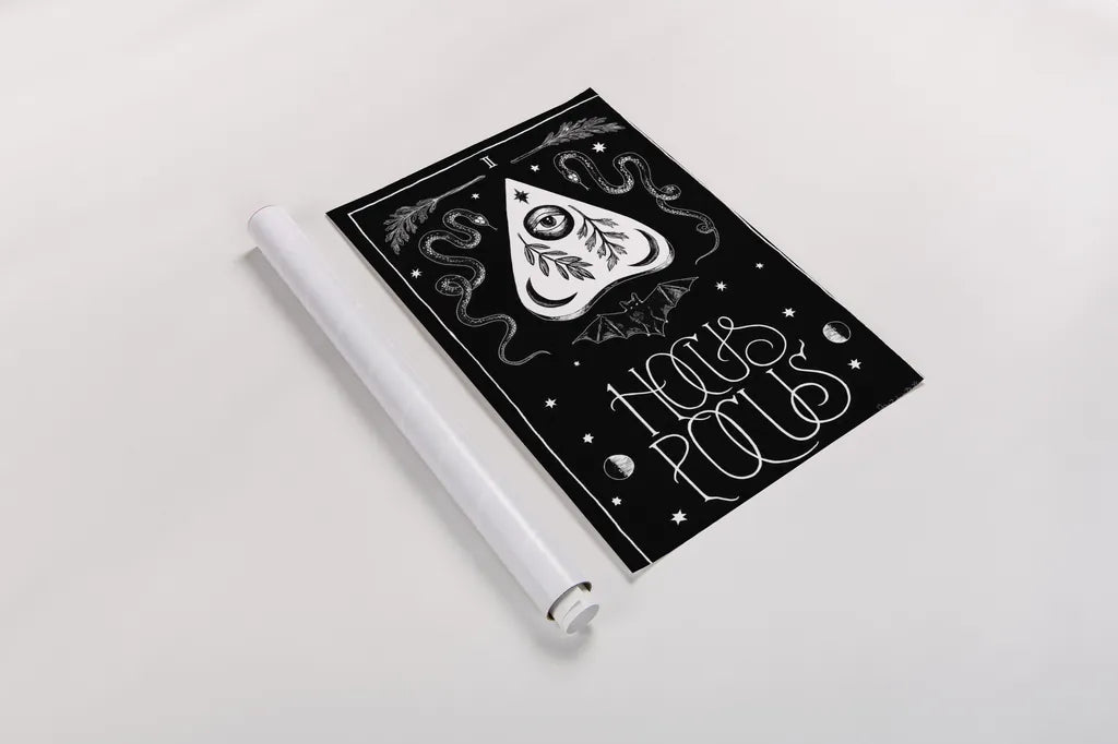 All Hallow's Eve II by Sara Zieve Miller. shown as a rolled paper print. Available as archival giclee rolled canvas, fine art paper, or poster print. SKU 38877h.