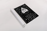All Hallow's Eve II by Sara Zieve Miller. shown as a rolled paper print. Available as archival giclee rolled canvas, fine art paper, or poster print. SKU 38877h.