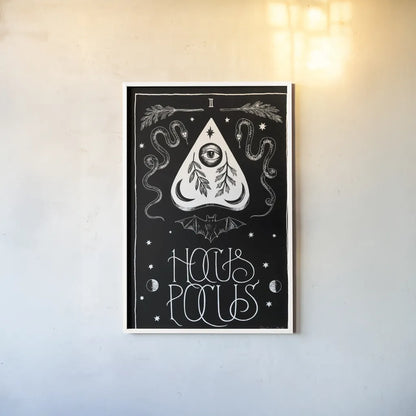 All Hallow's Eve II by Sara Zieve Miller. shown as a paper print in a white frame. Available as a archival giclee rolled canvas, fine art paper, or poster print. SKU 38877h.