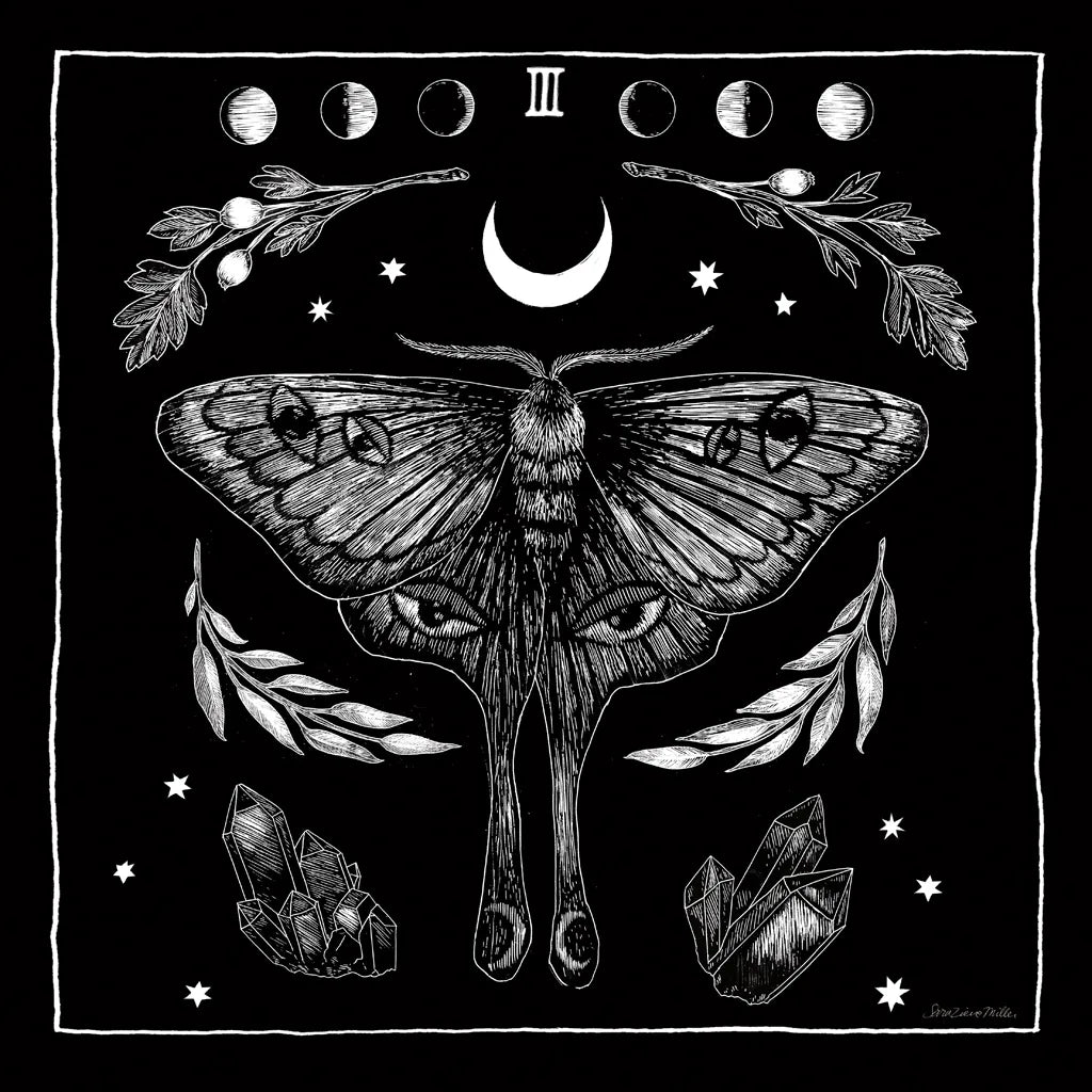 All Hallows Eve III Sq no Words by Sara Zieve Miller. SKU 51686a. Archival Giclee Fine art print for wall decor.