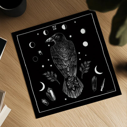 All Hallows Eve IV Sq no Words by Sara Zieve Miller. Shown as a detailed flat fine art print, highlighting archival giclee quality. Available as an archival giclee rolled canvas, fine art paper, or poster print. SKU 51687a.