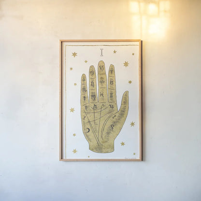 All Hallows Eve V by Sara Zieve Miller. shown as a paper print in a natural frame. Available as a archival giclee rolled canvas, fine art paper, or poster print. SKU 48910h.