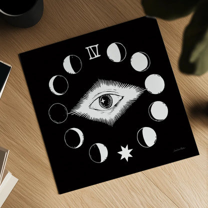 All Hallows Eve VI by Sara Zieve Miller. Shown as a detailed flat fine art print, highlighting archival giclee quality. Available as an archival giclee rolled canvas, fine art paper, or poster print. SKU 86782a.