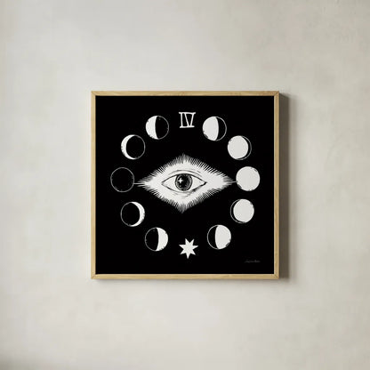 All Hallows Eve VI by Sara Zieve Miller. Shown in a natural wood glass frame for a timeless modern aesthetic. Available as an archival giclee rolled canvas, fine art paper, or poster print. SKU 86782a.