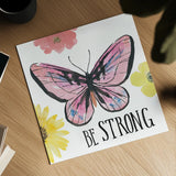 Beautiful Butterfly I by Sara Zieve Miller. Shown as a detailed flat fine art print, highlighting archival giclee quality. Available as an archival giclee rolled canvas, fine art paper, or poster print. SKU 27319a.