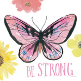 Beautiful Butterfly I Pink by Sara Zieve Miller. SKU 66529a. Archival Giclee Fine art print for wall decor.