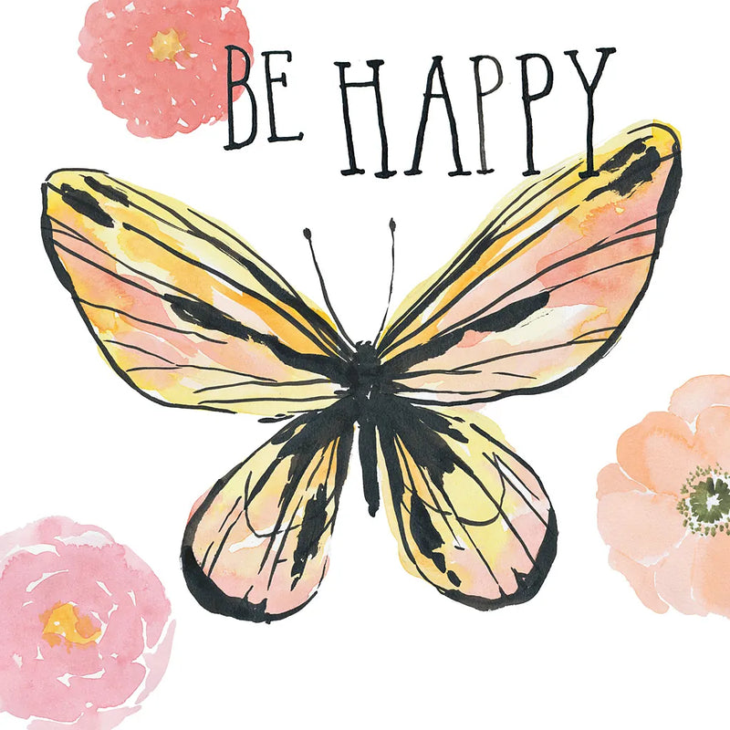 Beautiful Butterfly II by Sara Zieve Miller. SKU 27320a. Archival Giclee Fine art print for wall decor.
