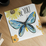 Beautiful Butterfly III by Sara Zieve Miller. Shown as a detailed flat fine art print, highlighting archival giclee quality. Available as an archival giclee rolled canvas, fine art paper, or poster print. SKU 27321a.