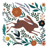 Folk Garden I by Sara Zieve Miller. SKU 73373a. Archival Giclee Fine art print for wall decor.