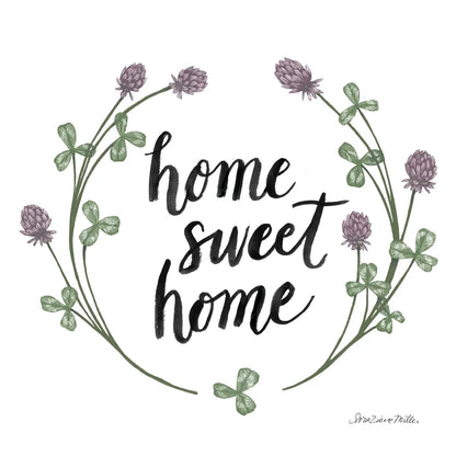 Happy to Bee Home Words I by Sara Zieve Miller. SKU 33594a. Archival Giclee Fine art print for wall decor.