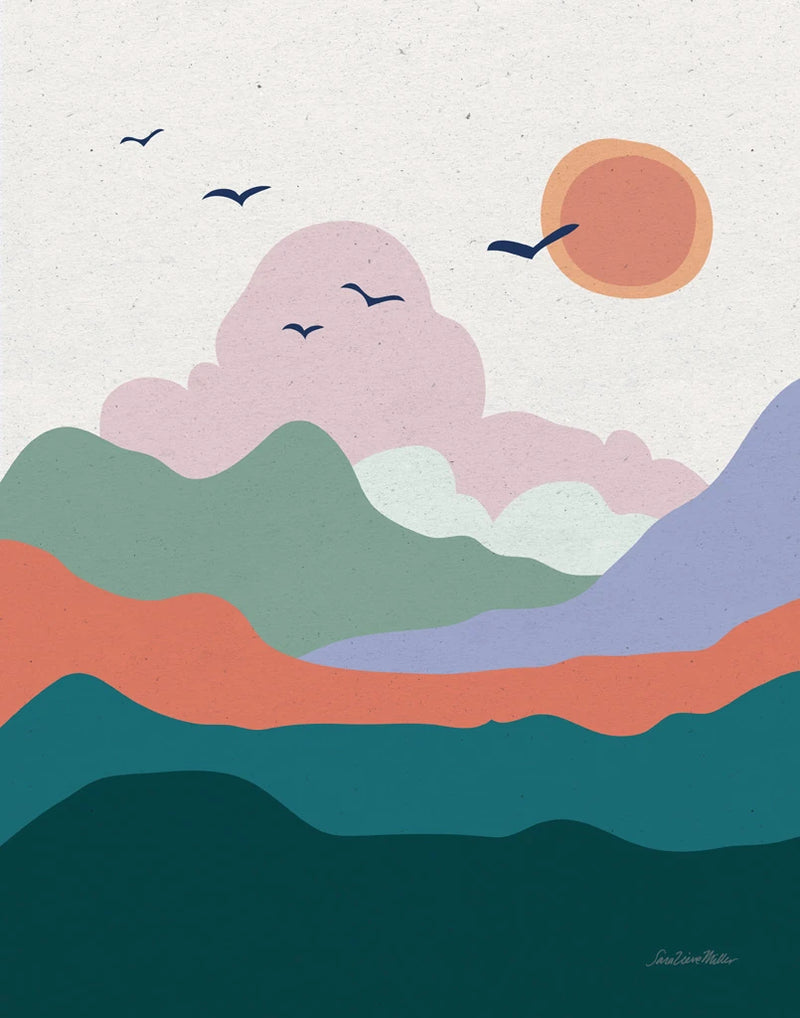 Hills and Valleys II by Sara Zieve Miller