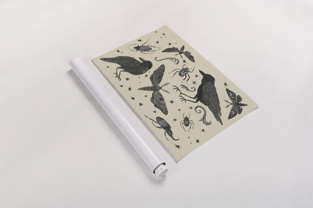 Hocus Pocus V by Sara Zieve Miller. shown as a rolled paper print. Available as archival giclee rolled canvas, fine art paper, or poster print. SKU 37422i.