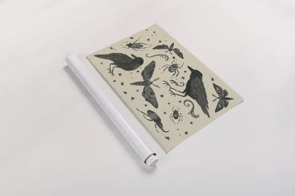 Hocus Pocus V by Sara Zieve Miller. shown as a rolled paper print. Available as archival giclee rolled canvas, fine art paper, or poster print. SKU 37422i.