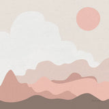 Mountainous I Pink by Sara Zieve Miller. SKU 67070a. Archival Giclee Fine art print for wall decor.