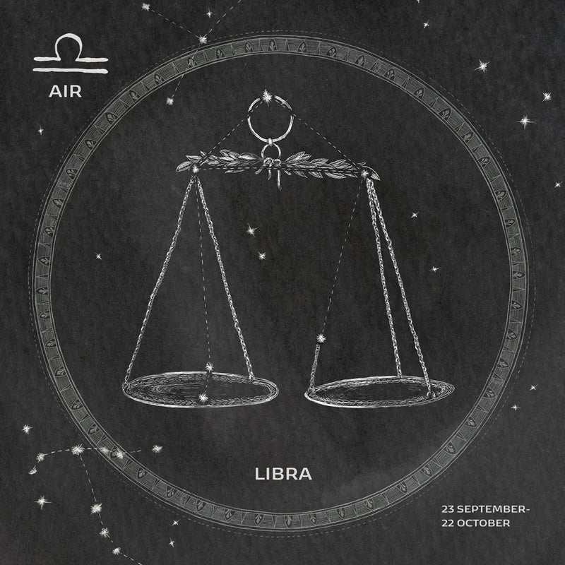 Night Sky Libra v2 by Sara Zieve Miller. SKU 61178a. Archival Giclee Fine art print for wall decor.