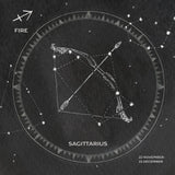 Night Sky Sagittarius v2 by Sara Zieve Miller. SKU 61179a. Archival Giclee Fine art print for wall decor.