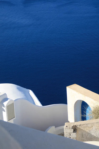 Santorini II by Sara Zieve Miller. SKU 32112h. Archival Giclee Fine art print for wall decor.