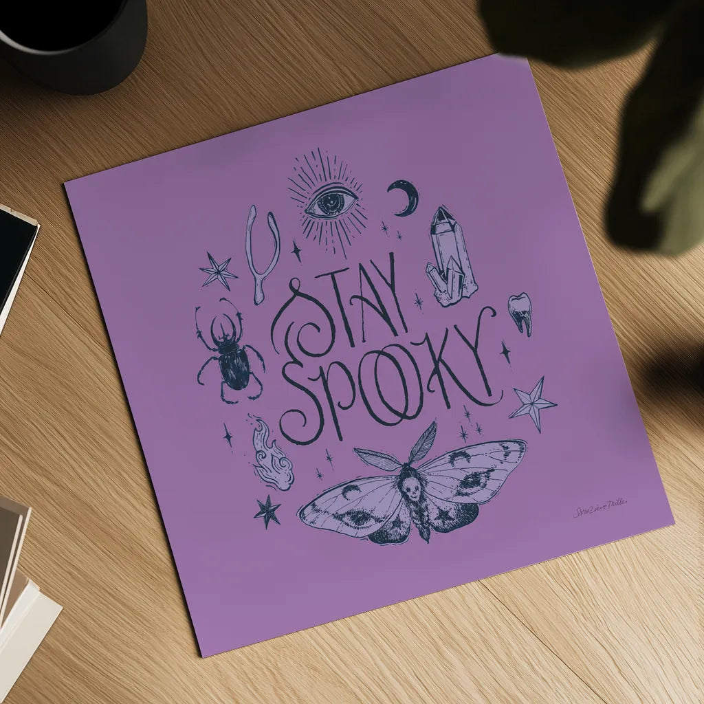 Something Wicked III by Sara Zieve Miller. Shown as a detailed flat fine art print, highlighting archival giclee quality. Available as an archival giclee rolled canvas, fine art paper, or poster print. SKU 58087a.