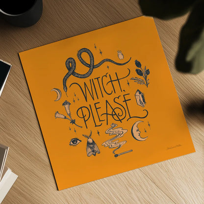 Something Wicked IV by Sara Zieve Miller. Shown as a detailed flat fine art print, highlighting archival giclee quality. Available as an archival giclee rolled canvas, fine art paper, or poster print. SKU 58088a.