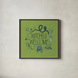 Something Wicked V by Sara Zieve Miller. Shown in a sleek black glass frame for a contemporary gallery look. Available as an archival giclee rolled canvas, fine art paper, or poster print. SKU 58089a.