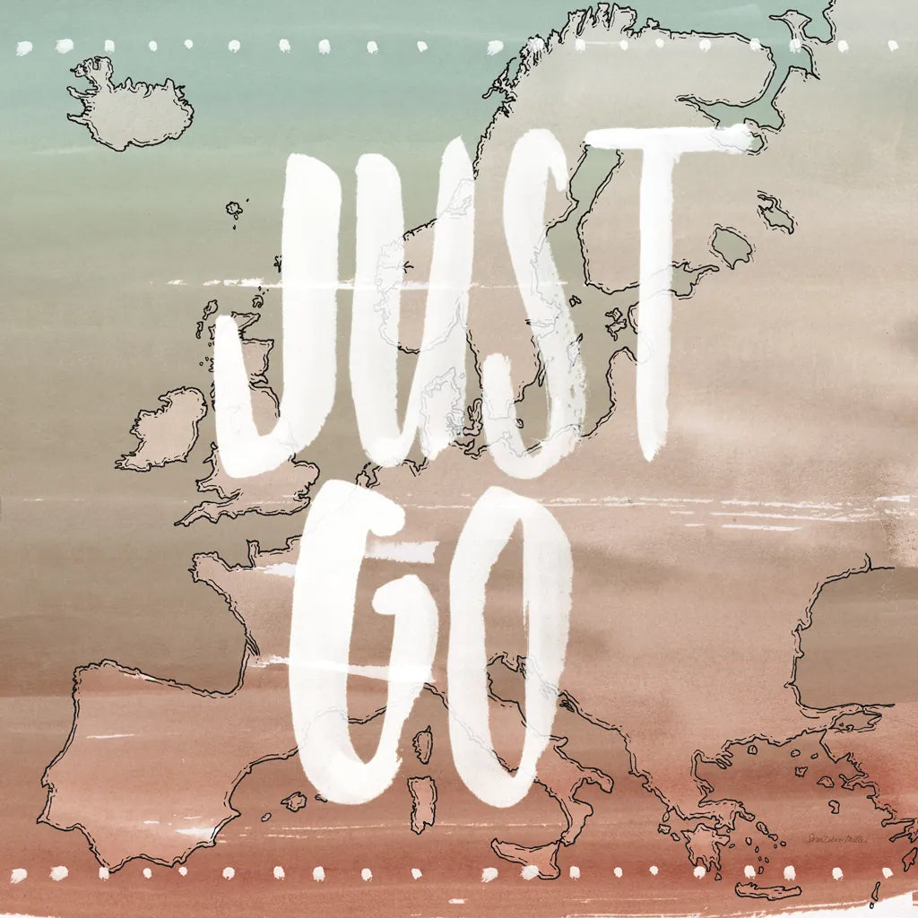 World Traveler II Neutral by Sara Zieve Miller. SKU 75051a. Archival Giclee Fine art print for wall decor.