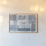 Between the Lines I by Sarah Adams. shown as a paper print in a natural frame. Available as a archival giclee rolled canvas, fine art paper, or poster print. SKU 34397i.