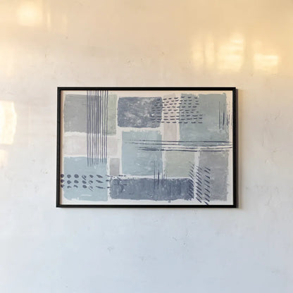 Between the Lines I Cool by Sarah Adams. shown as a paper print in a black flame. Available as a archival giclee rolled canvas, fine art paper, or poster print. SKU 56956i.