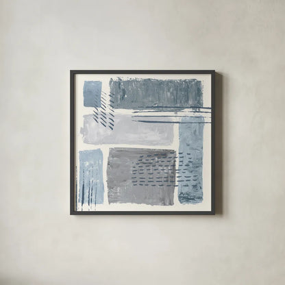 Between the Lines II by Sarah Adams. Shown in a sleek black glass frame for a contemporary gallery look. Available as an archival giclee rolled canvas, fine art paper, or poster print. SKU 34398a.