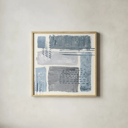 Between the Lines II by Sarah Adams. Shown in a natural wood glass frame for a timeless modern aesthetic. Available as an archival giclee rolled canvas, fine art paper, or poster print. SKU 34398a.