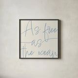 By the Beach I Light by Sarah Adams. Shown in a sleek black glass frame for a contemporary gallery look. Available as an archival giclee rolled canvas, fine art paper, or poster print. SKU 83849a.