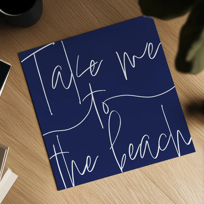 By the Beach III by Sarah Adams. Shown as a detailed flat fine art print, highlighting archival giclee quality. Available as an archival giclee rolled canvas, fine art paper, or poster print. SKU 83394a.