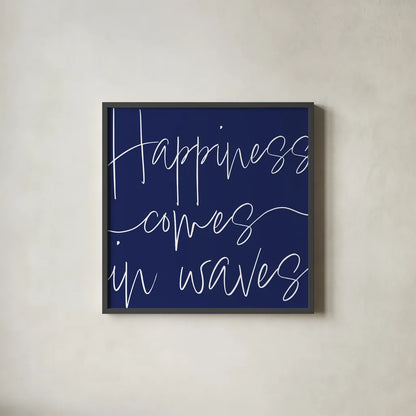 By the Beach IV by Sarah Adams. Shown in a sleek black glass frame for a contemporary gallery look. Available as an archival giclee rolled canvas, fine art paper, or poster print. SKU 83395a.