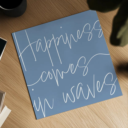 By the Beach IV Light by Sarah Adams. Shown as a detailed flat fine art print, highlighting archival giclee quality. Available as an archival giclee rolled canvas, fine art paper, or poster print. SKU 83852a.